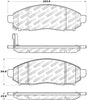 Stoptech 305.1094 Street Select Brake Pads - Front