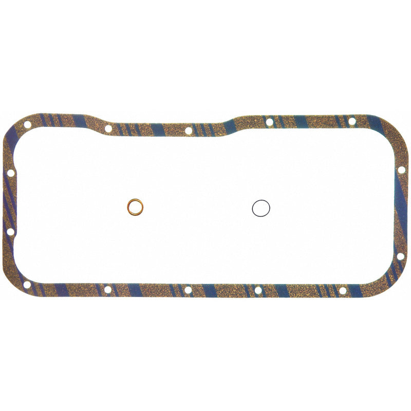 Fel-Pro OS30619C fits Nissan Sentra OS 30619 C Engine Oil Pan Gasket Set Blue Stripe cork-rubber