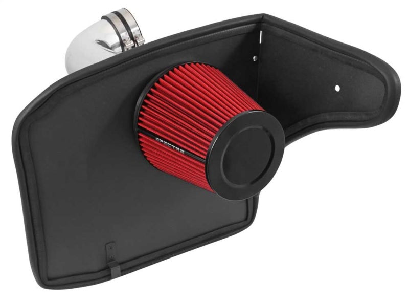 Spectre 9908 10-12 fits Chevy Camaro V8-6.2L F/I Air Intake Kit - Clear Anodized w/Red Filter