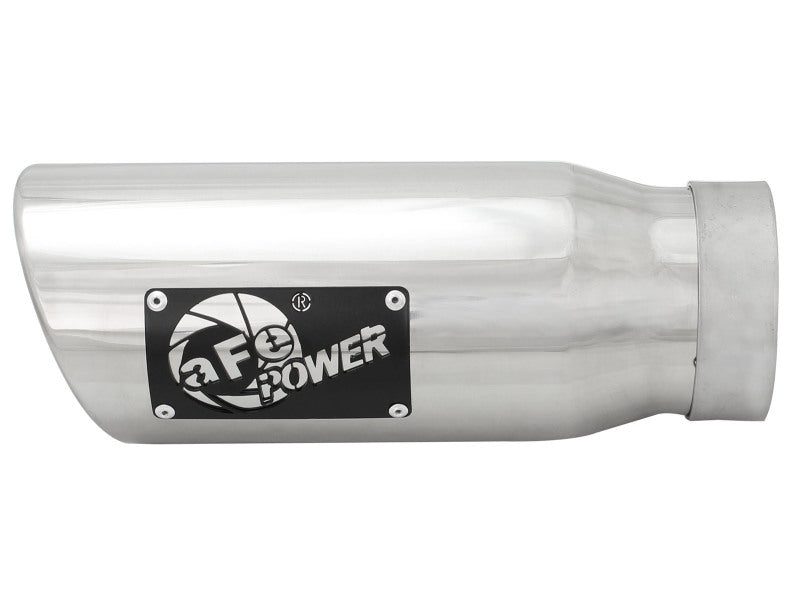 AFE 49T35456-P12 rce-XP 304 Stainless Steel Polished Exhaust Tip 3.5in x 4.5in