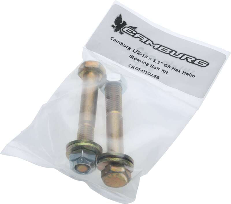 Camburg CAM-010146 1/2-13 x 3.5in. G8 Hex Heim Steering Bolt Kit