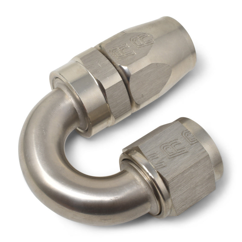 Russell 613501 Performance -6 AN Endura 180 Degree Full Flow Swivel Hose End (With 9/16in Radius)