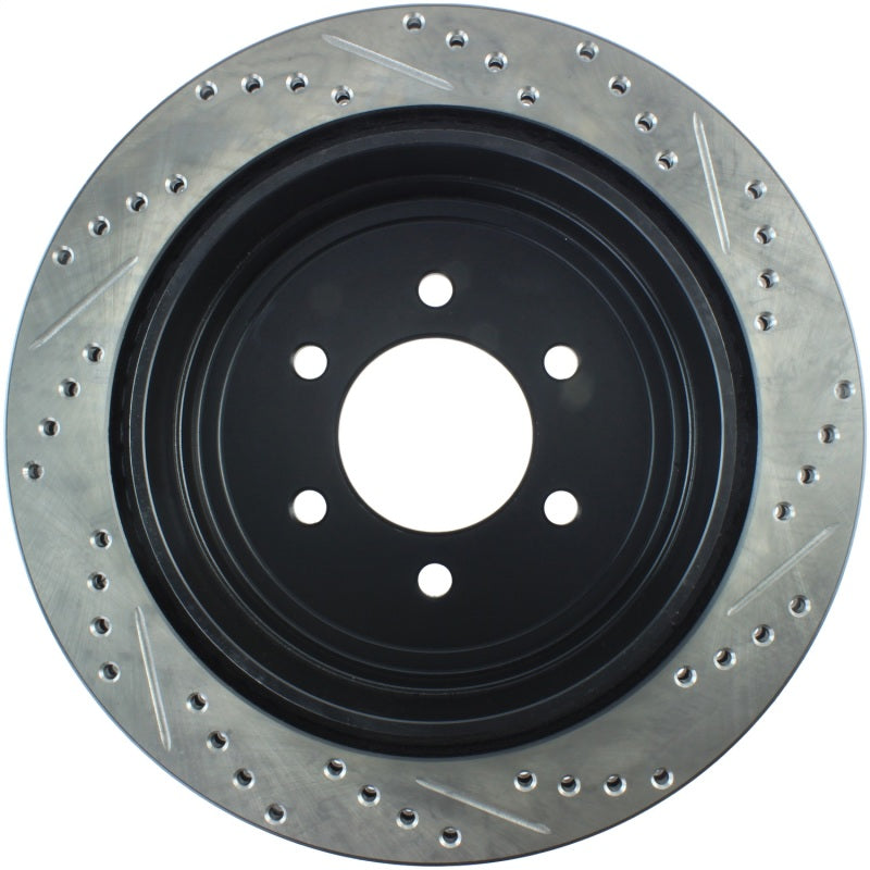 Stoptech 127.65102R 04-09 Ford F150 / 06-08 Lincoln Mark LT Rear Right Slotted & Drilled Rotor