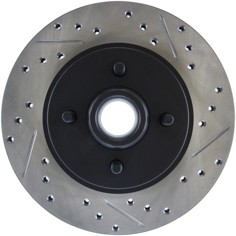 Stoptech 127.61026L Slotted & Drilled Sport Brake Rotor