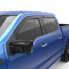 EGR 573495 15+ fits Ford F150 Crew Cab In-Channel Window Visors - Set of 4 - Matte (573495)