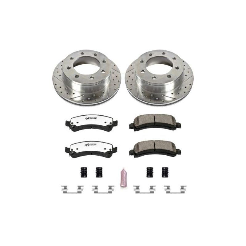 PowerStop K2043 36 06 fits Chevrolet Express 2500 Rear Z36 Truck & Tow Brake Kit