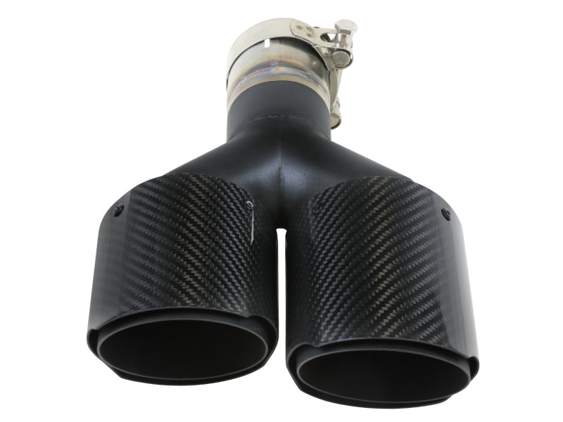 AFE 49T25480-C122 2.5in 304 Stainless Steel Clamp-on Exhaust Tip Driver side 2
