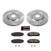 PowerStop K7414 fits Jeep 17-19 Cherokee Front Z23 Evolution Sport Brake Kit