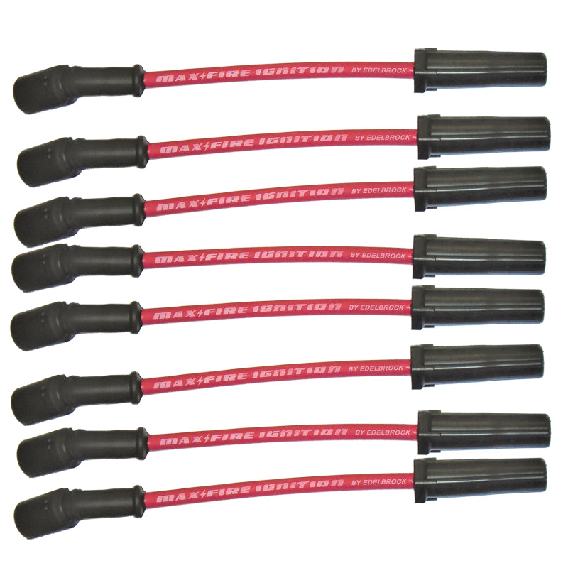 Edelbrock 22717 Spark Plug Wire Set fits GM LS Engines Heat Shields w/o Red Wire (Set of 8)