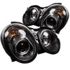Spyder 5011176 fits Mercedes Benz CLK Projector Headlights Halogen Model- LED H