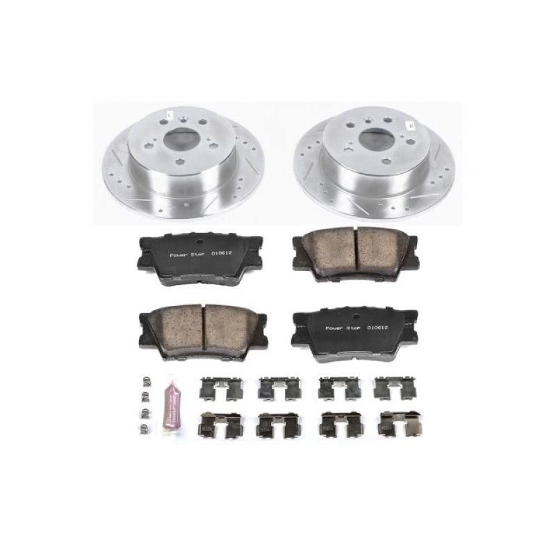 PowerStop K6520 fits Lexus 13-18 ES300h Rear Z23 Evolution Sport Brake Kit
