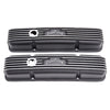 Edelbrock 41433 Valve Cover Classic Series fits Chevrolet 1959-1986 262-400 CI V8 Black