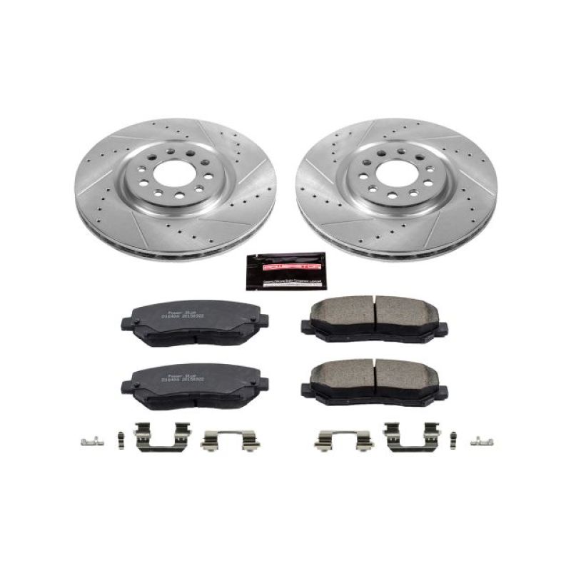 PowerStop K6538 fits Chrysler 15-17 200 Front Z23 Evolution Sport Brake Kit