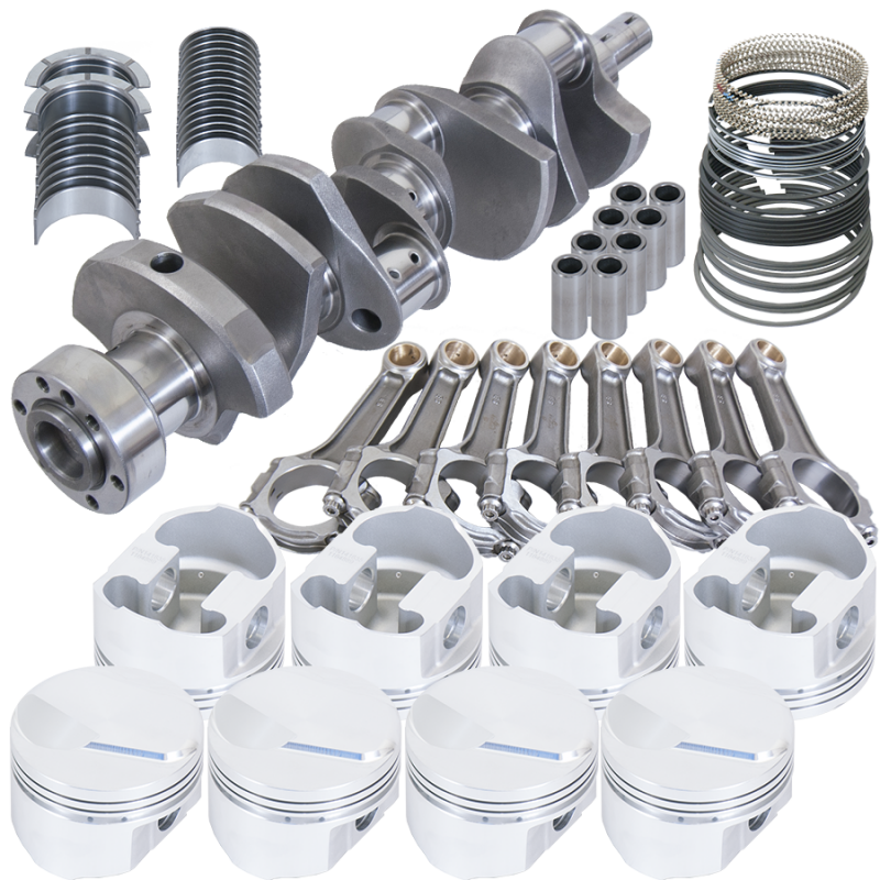 Eagle 18001L060 fits Chevy 454 1Pc Closed 4.000in Crank 6.135in I-Beam Rods 4.310in Pistons Rotating Assembly