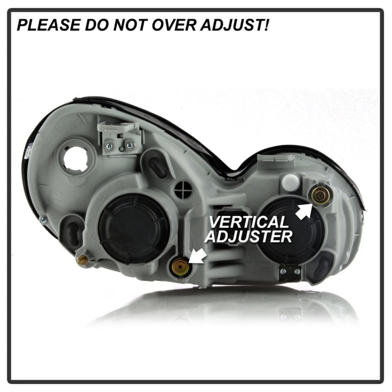xTune 9042744 02-05 fits Hyundai Sonata OEM Style Headlights - Chrome (HD-JH-HY