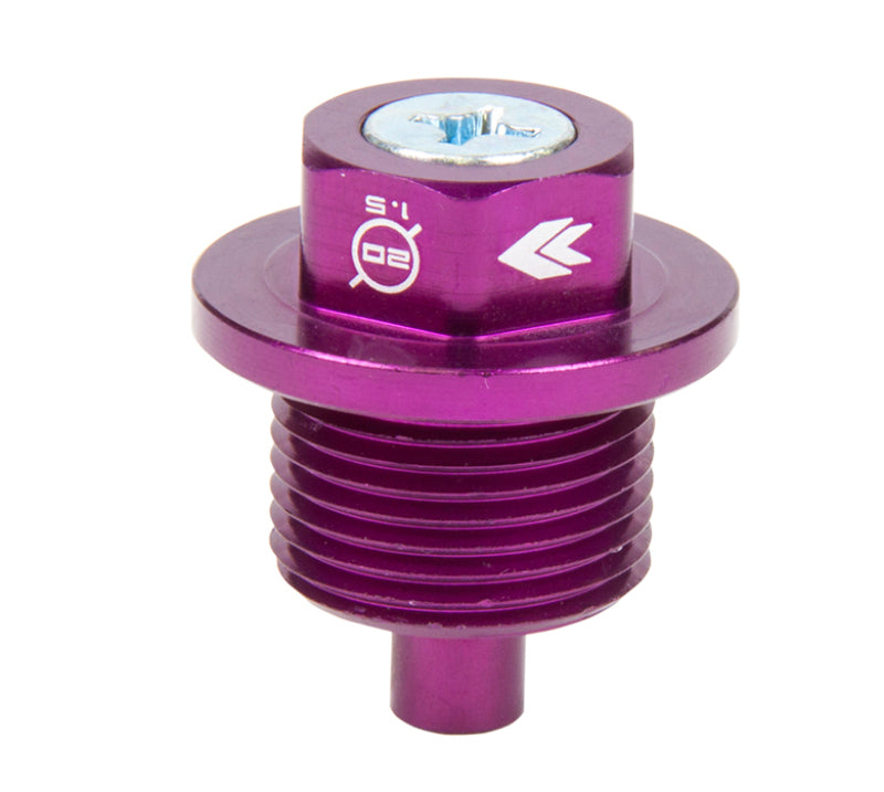 NRG NOP-300PP Magnetic Oil Drain Plug M20X1.5 fits Subaru - Purple