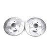 PowerStop fits Infiniti 03-04 M45 Front Evolution Drilled & Slotted Rotors -
