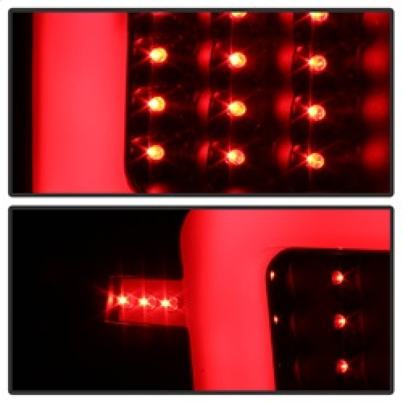xTune 9038532 04-15 fits Nissan Titan Light Bar LED Tail Lights - Black (ALT-ON