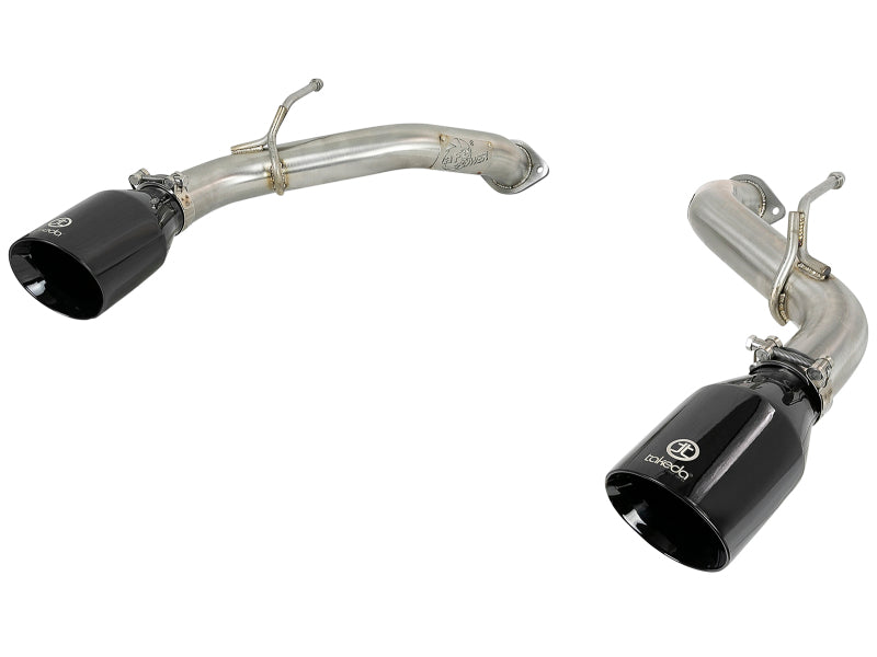 AFE 49-36130NM-B 2.5in 304 SS Axle-Back Exhaust w/ Black Tips 16-18 fits Infin