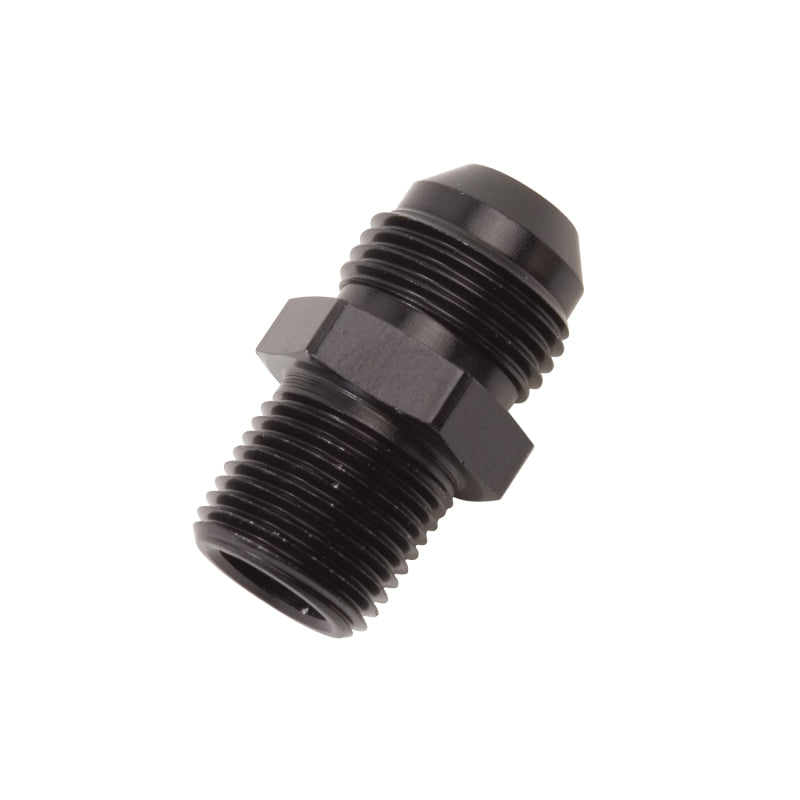 Russell 660453 Performance -6 AN to 1/8in NPT Straight Flare to Pipe (Black)