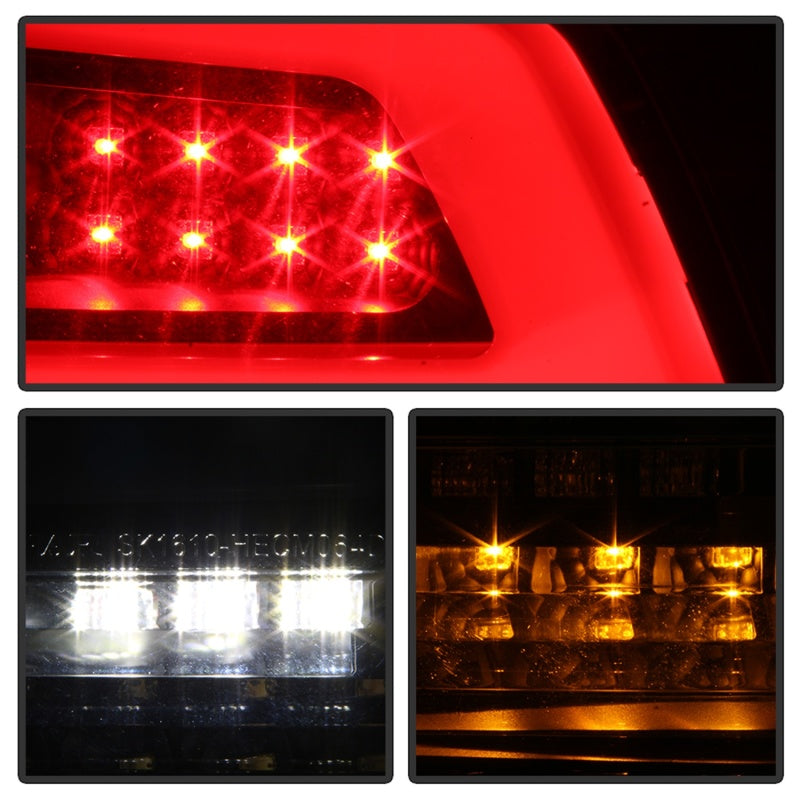 Spyder 5086068 fits Pontiac 08-09 G8 Version 2 Light Bar LED Tail Lights - Blac