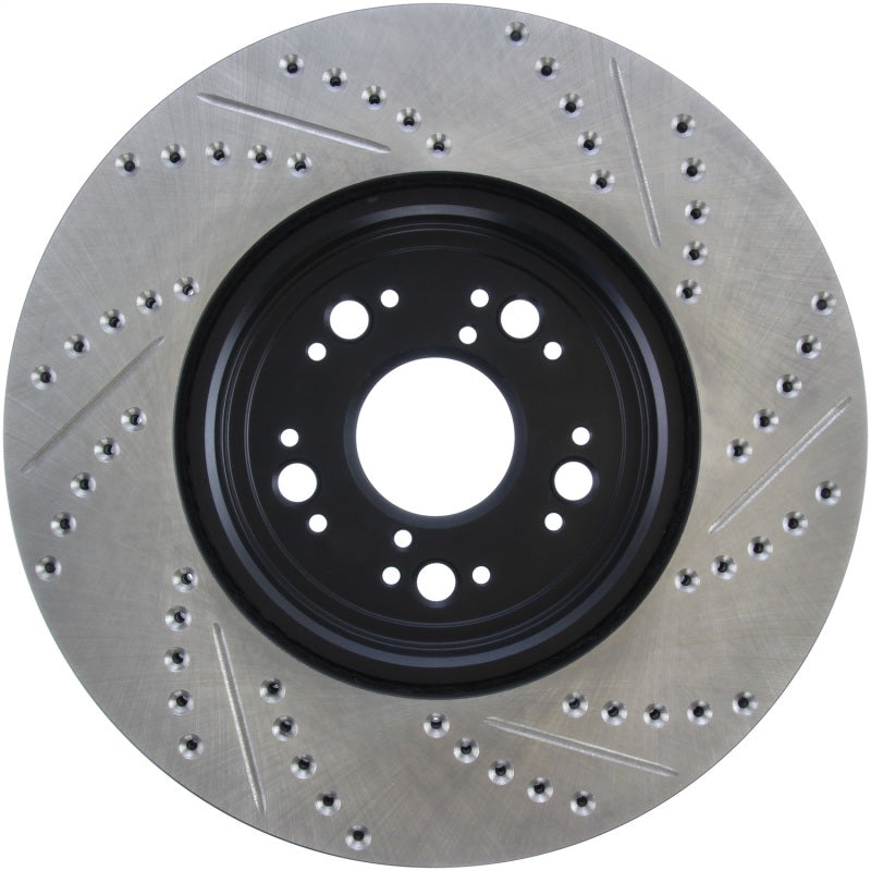 Stoptech 127.44107R 95-00 Lexus LS 400 Right Front Slotted & Drilled Rotor