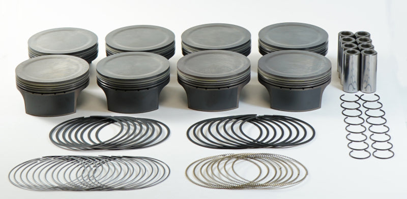 Mahle 197813875 MS LS Piston Set 378ci 4.075in Bore 3.622 Stroke 6.125 Rod -4.5cc 10.0 CR - Set of 8