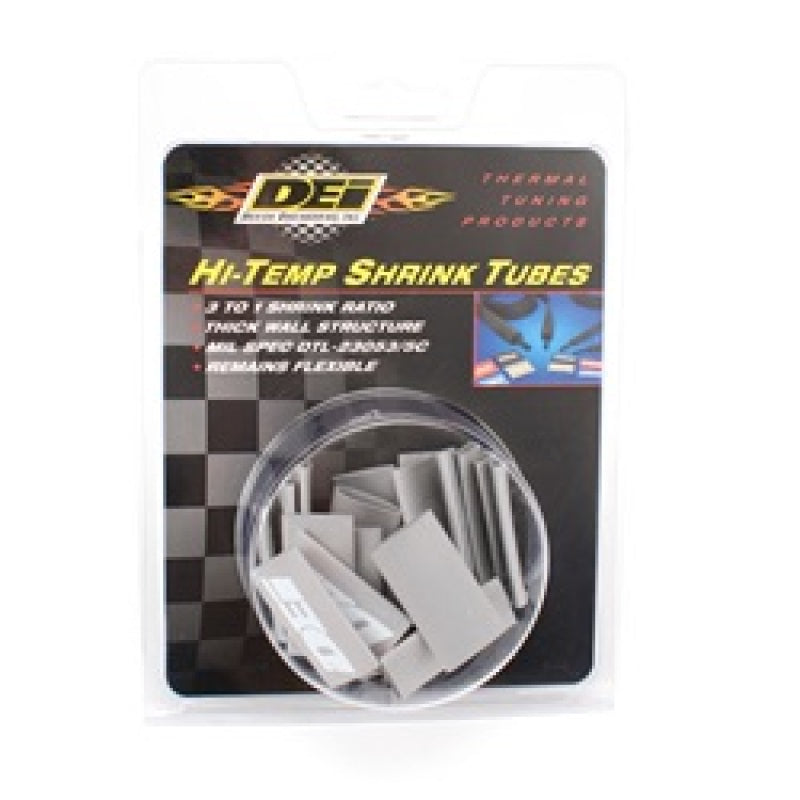 DEI 10801 Hi-Temp Shrink Tube 12mm x 1.5in - Gray