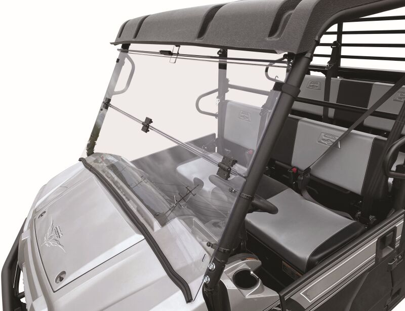 QuadBoss 375787 fits Kawasaki KAF820 Mule Pro-DX Windbreak Folding Windshield