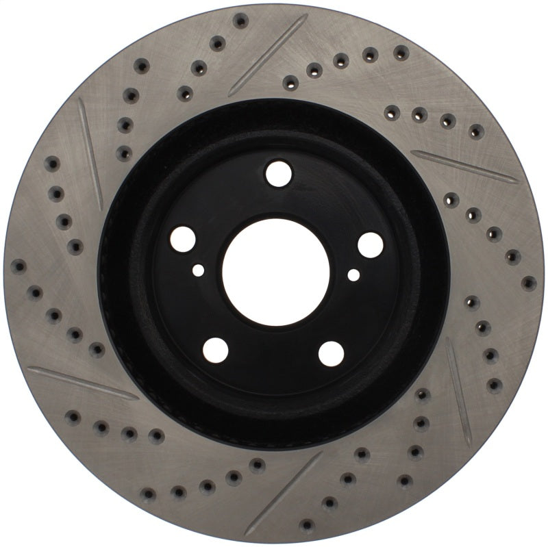 Stoptech 127.44146L 07-09 Lexus ES 250/ES 300/ ES330/ES350 SportStop Slotted & Drilled Left Front Rotor