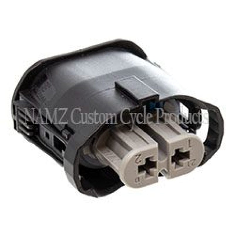 NAMZ NA-2-1355668-2 V-Twin VROD Models OEM Headlight Connector (Gray) w/Wire Sea