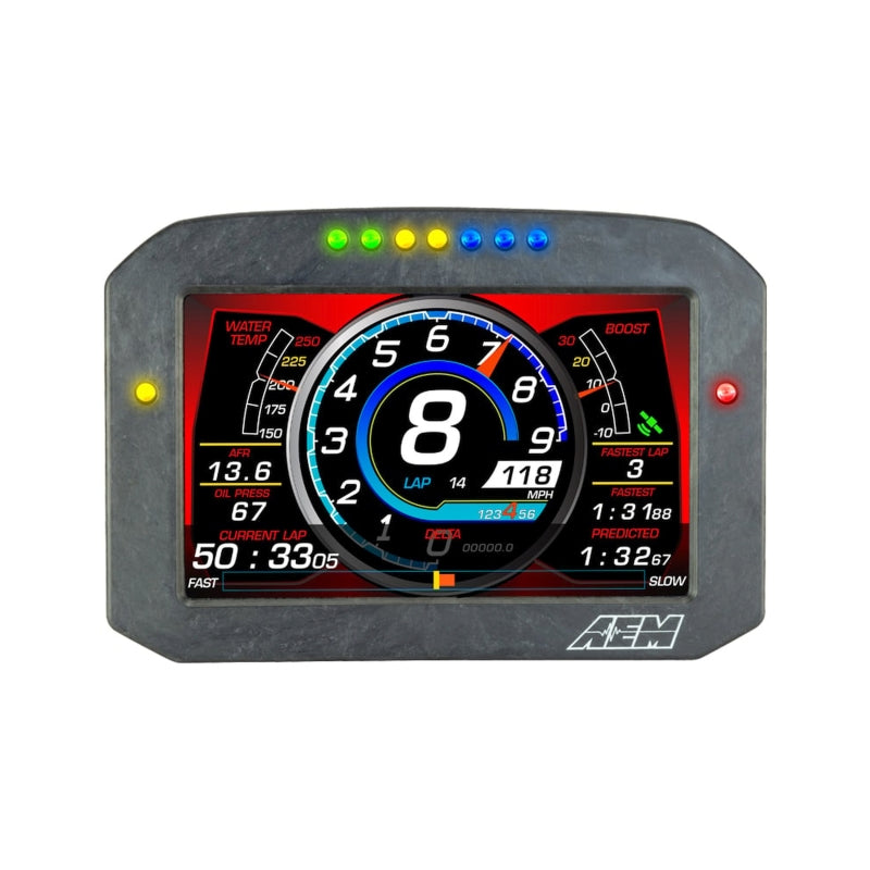 AME 30-5703F CD-7LG Carbon Logging Flush Digital Dash Display w/ Internal 20Hz