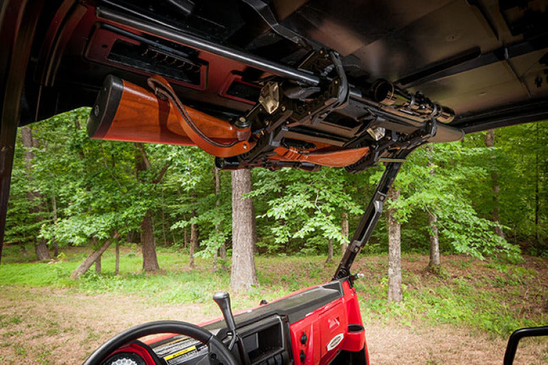 Seizmik 7300 04+ A Cat/ Hon/JD/ Kaw/ Pol/ Suz/ Yam OHGR 2 Gun Rack 1.75 Clamp