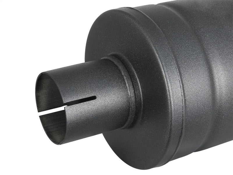 AFE 49M00007-B orce-Xp 409 SS Muffler w/ Black finish 2-1/2in Inlet & Oulet 14i
