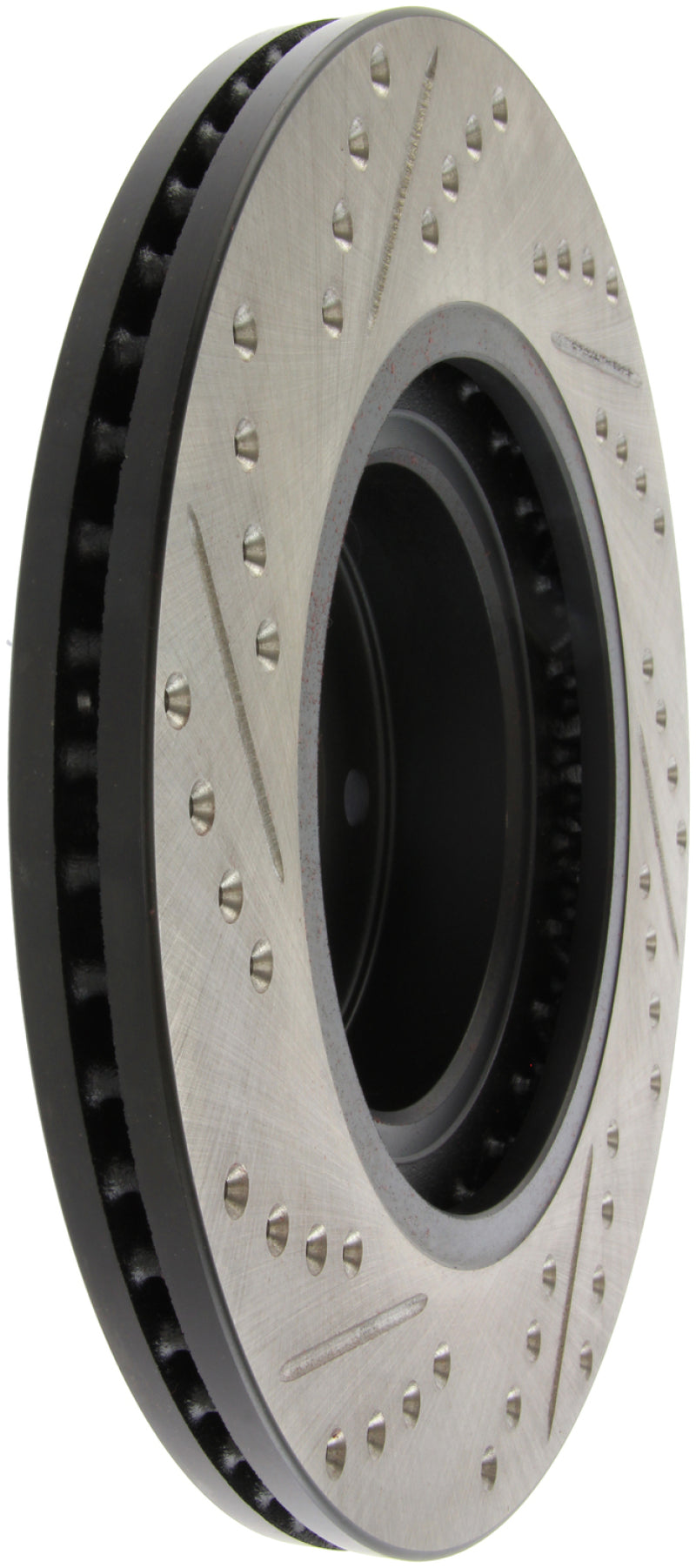 Stoptech 127.47021L Slotted & Drilled Sport Brake Rotor