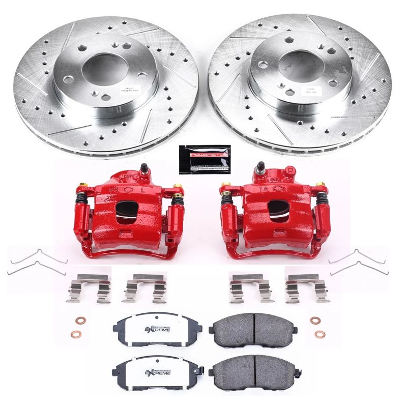 PowerStop KC660 fits Infiniti I30 Front Z26 Street Warrior Brake Kit w/Calipers