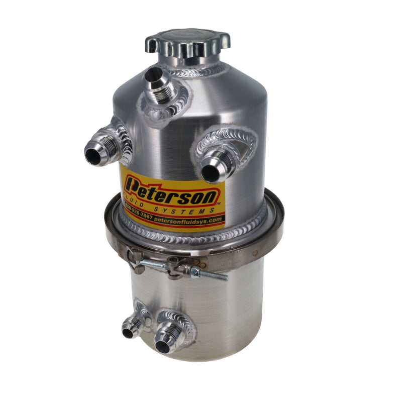 Peterson Fluid Systems 08-0024 Oil Tank 1.5 Gallon Dual In Male