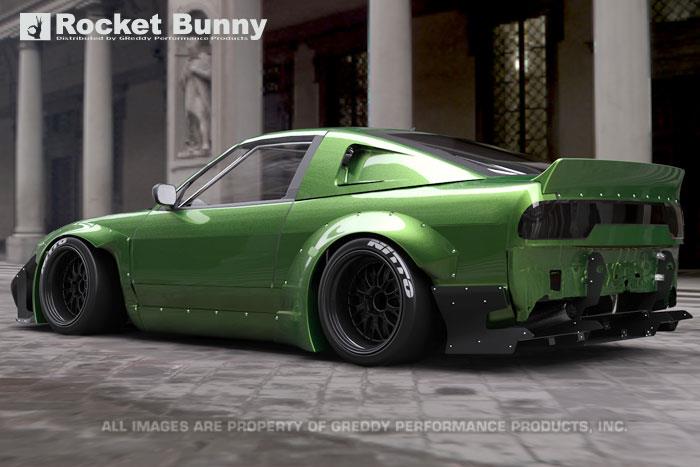 GReddy 17020385 RPS13 V2 Rocket Bunny Aero Side Skirts Only