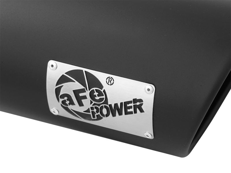AFE 49T50601-B12 Exhaust Tip Bolt On Black 5in Inlet x 6in Outlet x 12in Long