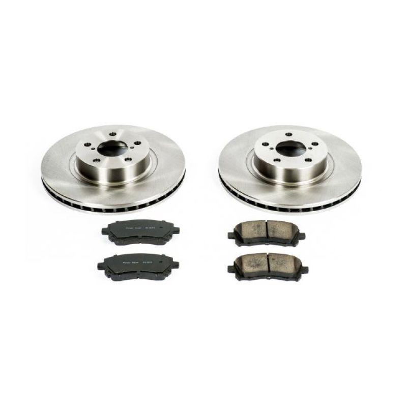 PowerStop KOE1120 fits Subaru 98-02 Forester Front Autospecialty Brake Kit