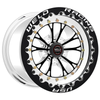 Weld 94LB7100A80F Vitesse 17x10 / 5x4.5mm BP / 8in. BS Low Pad Black Wheel -