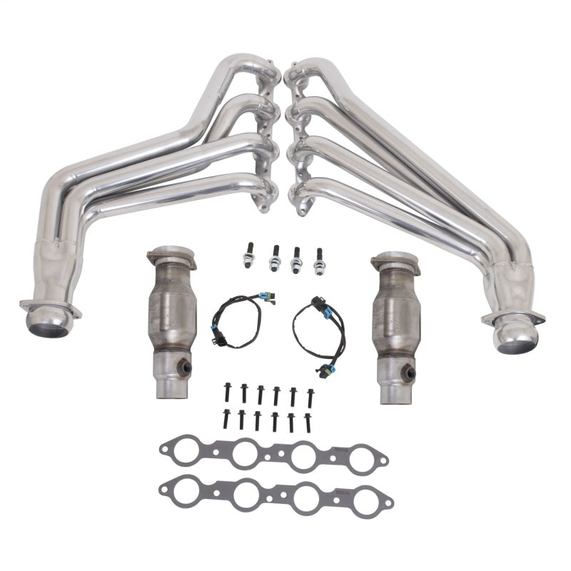 BBK 40210 Camaro LS3 L99 Long Tube Exhaust Headers With Converters - 1-3/4 Silv