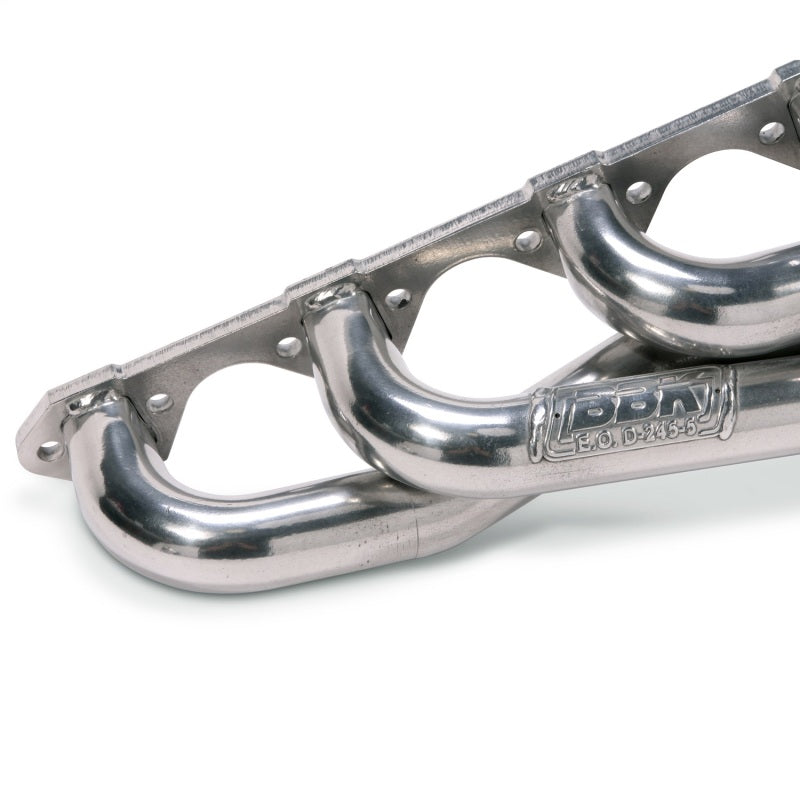 BBK 15110 Mustang 351 Swap Shorty Unequal Length Exhaust Headers - 1-5/8 Silver