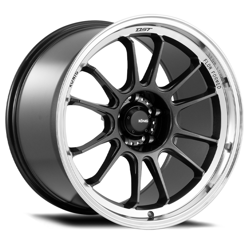 Konig HG18512406 Hypergram 18x11 5x112 ET40 Metallic Carbon w/ Machined Lip