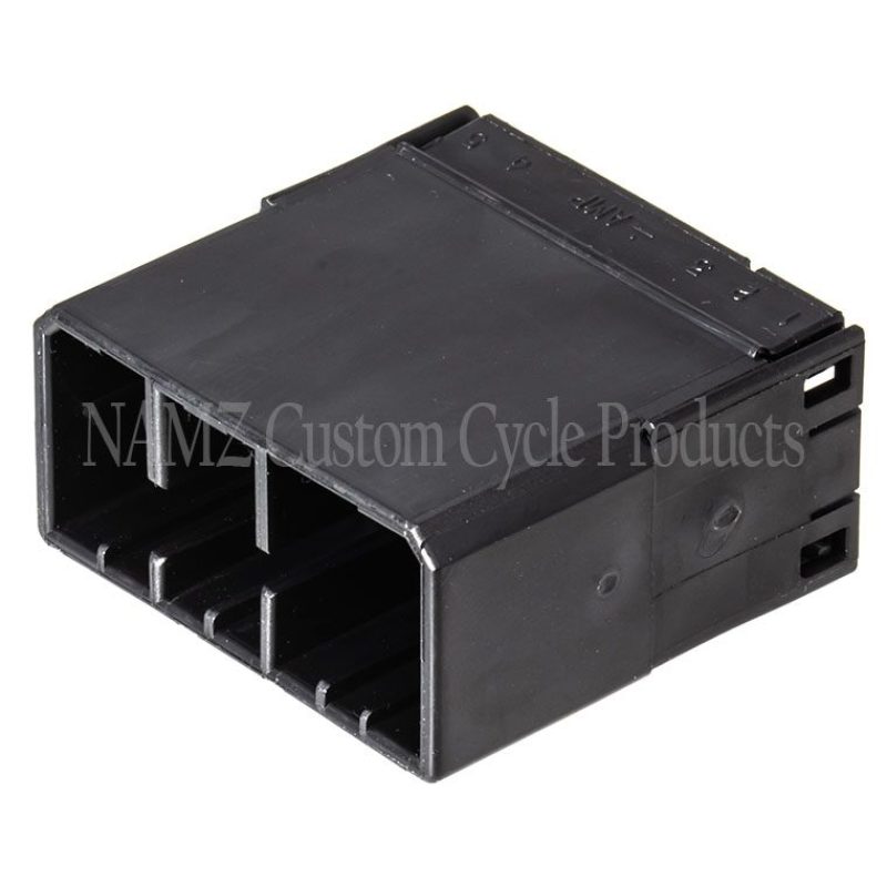 NAMZ NA-174933-2 AMP Multilock 12-Position Male Wire Cap Housing (HD 731BK)