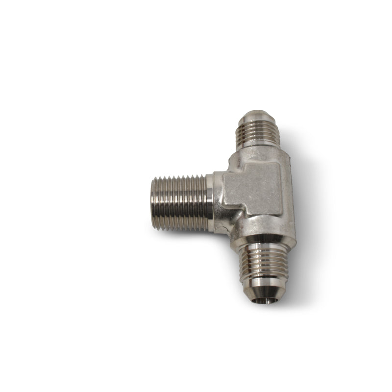 Russell 660121 Performance -6 AN to 3/8in NPT Flare to Pipe Tee Fitting