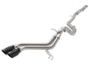 AFE 49-37018-B 2-1/2in to 3in SS-304 Cat-Back Exhausts w/ Black Tip 13-17 fits