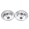 PowerStop fits Toyota 91-95 MR2 Rear Evolution Drilled & Slotted Rotors - Pair