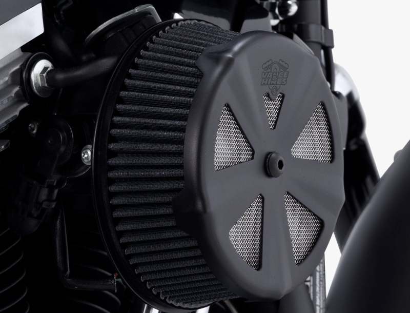 Vance and Hines 71019 Vance & Hines Black Skullcap Crown Intake Cover