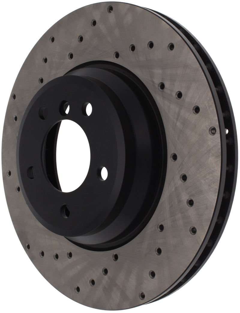 Stoptech 128.34093R 07-10 BMW 335i Cross Drilled Right Front Rotor